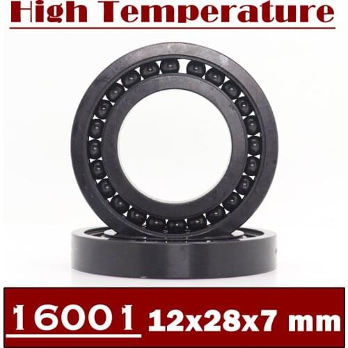 16001 High Temperature Bearings 12x28x7mm, Pick With 2 Pcs, Manganese Phosphate Surface Treatment Full TB16001 Balls Bearing