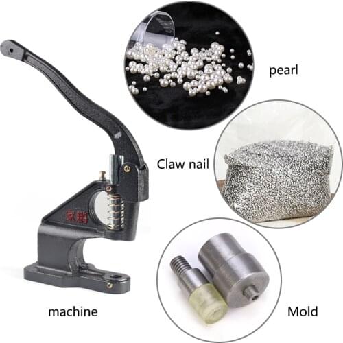 DIY Clothing Accessories Pearl Cap Tubular Leather Rivets Craft Repair Pearl Knitting Lace Hat Hair Accessoiries Rivets