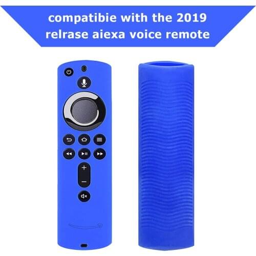 ALLOYSEED Non-slip Remote Silicone Case Protective Cover Skin Remote Control Dustproof Protector Sleeve for Amazon Fire TV Stick