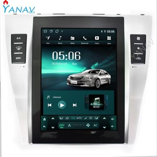 Car Radio Audio 2 DIN Android Stereo Receiver For-TOYOTA Camry 2011 GPS Navigation Video HD Vertical Screen Multimedia Player