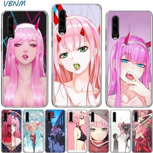 Darling In The Franxx Zero Two Silicone Case For Huawei P40 P30 P20 Mate 30 20 10 P10 Pro+ lite P Smart Z Plus + 2019 2018 Cover