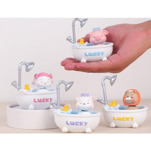 Decoration Creative Household Resin Ornaments Cartoon Animals Car Supplies home decor home decore living room decoration