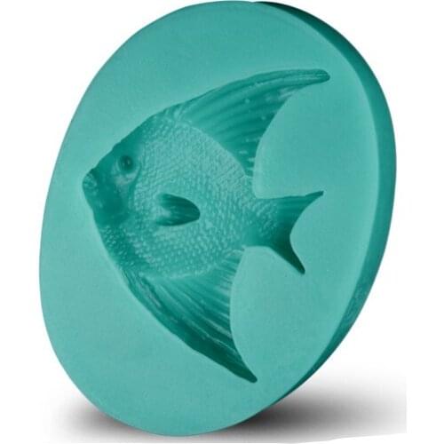 Hot New Arrival Wholesale Silicone Cake Mold Fish Fondant Cake Decorating Tools Silicone Bakeware D226