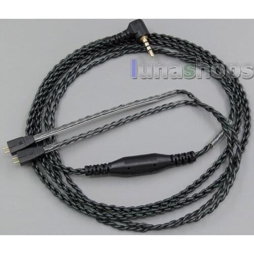 EachDIY 2.5mm TRRS Earphone Silver Plated OCC Foil PU Cable For Ultimate Ears UE TF10 TripleFi 15vm M-Audio LN005655