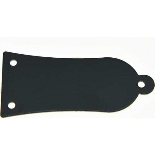 KAISH Metal Guitar Blank 3 Holes Truss Rod Cover Fits LP SG Black