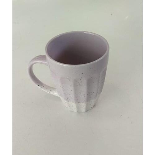 Kosova New Bone Chına 2 Color Mug Purple-White