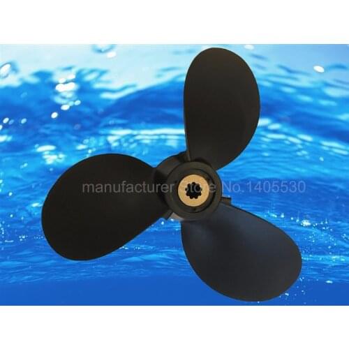 Boat Engine Aluminum Propeller 7 1/2x8-BA for Yamaha 4HP 5HP 4A 5C F4A Outboard Motor 6E0-45941-01-00 7 1/2 x 8 - BA
