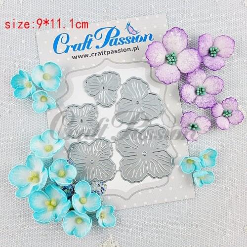 Sirius Violet petal embossing Metal Cutting Dies and Stencil Template for DIY Scrapbooking Photo Album Embossing Decorative Card