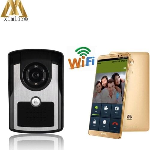 Good Quality Wall Mounted Wireless Door Control Remote Take Video & Photo Control Video Door Phone Wifi/IP Visual Doorbell
