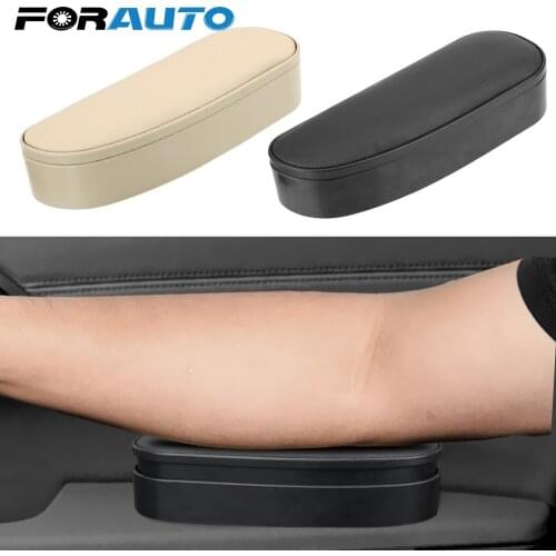 FORAUTO Car Armrest Box Storage Case Adjustable Height Rest Support Anti-fatigue Hand Elbow Support Anti Slip Mat Self-adhesive
