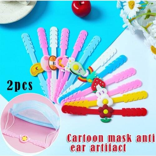 New Silicone Face Mask Ear Saver Clip Adjustable Mask Strap Hook 3 Levels Mask Extender Retainer Clip For Children Adul
