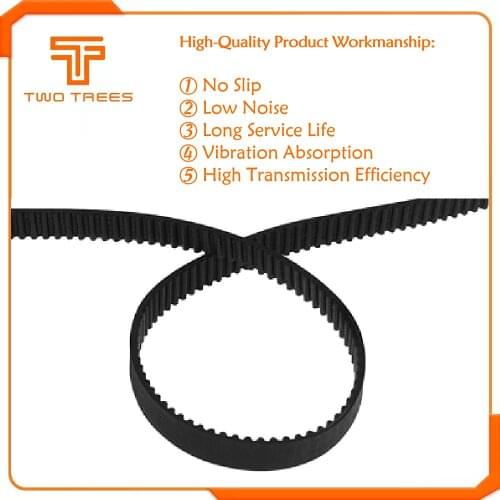 Wholesale GT2-6mm Rubber Belt And 2m/5m Open Timing Belt Width 6mm GT2 Belt Rubbr Fiberglass Cut to Length For 3D Printer