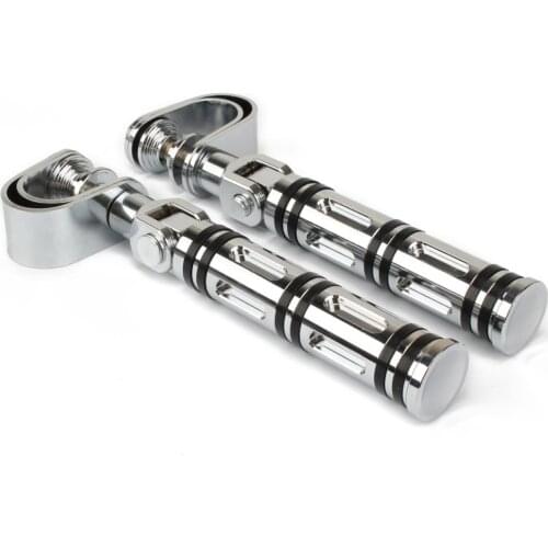 1-1 1/4" Motorcycle Highway Footrest Mount Foot Pegs Clamp Engine Crash Bar Engine Guard For Harley Chopper Bobber Custom