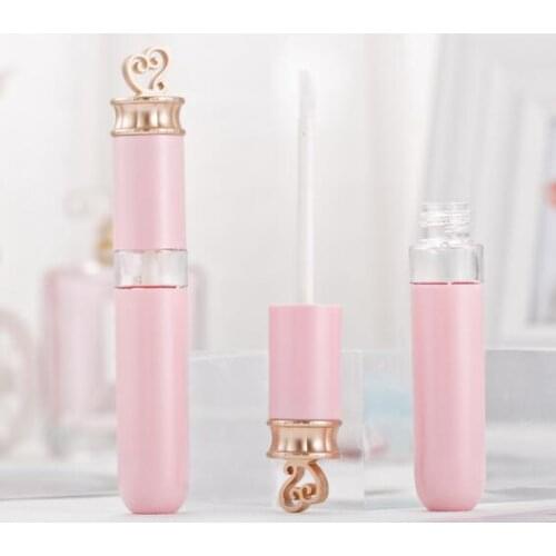 Empty pink lip gloss tube 7ML Lip gloss container DIY Cosmetic Containers
