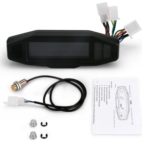 Meter With Sensor for Russian KR200 Motorcycle LCD Speedometer Digital Odemeter Electric injection and Carburetor Meter