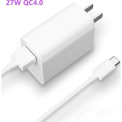 27W Quick wall charger Type/USB C QC 4.0 charging cable for Xiaomi Mi9 Mi9se Mi8 Redmi K20 Pro Note 8 8A Mix 3 Mix2S A2 Max 2