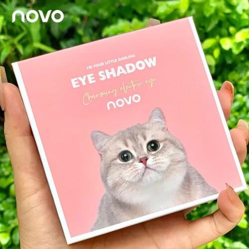 NOVO9 Color Animal Eye Shadow Net Red with Ins Super-fire Affordable Eye Shadow Disc Waterproof Anti-sweat Non-flying Powder