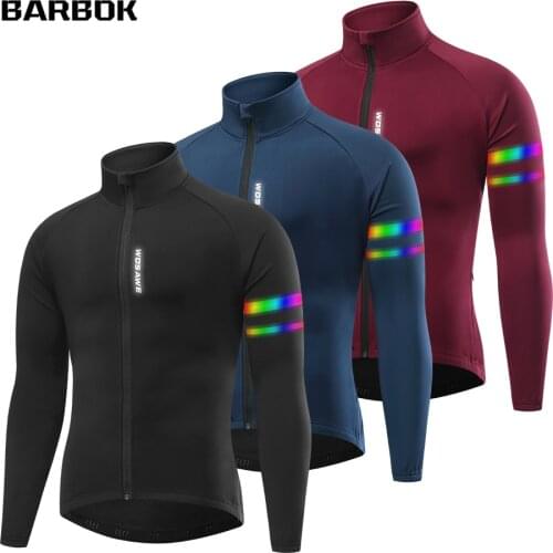WOSAWE Warm Up MTB Road Bike Jacket Waterproof Windproof Jersey Long Sleeve Mtb Shirt Thermal Fleece Ski Running Cycling Jacket