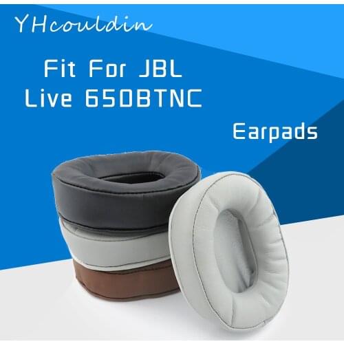 YHcouldin Earpads for JBL Live 650BTNC 500BT Headset Headphones Earpad Replacement Accessaries