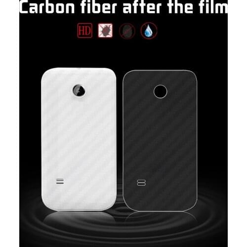 Back Cover Carbon Fiber Film For Huawei Y3II LUA-L01 LUA-L02 LUA-L03 Cover Film Protector Anti-Scraches Soft Cell Phone Film