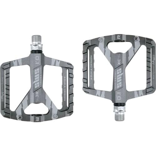 1 Pair Road Mountain Bike Ultralight Non-slip Flat Pedals Aluminum Alloy Sealed Bearings Pedal Cycling Accessories