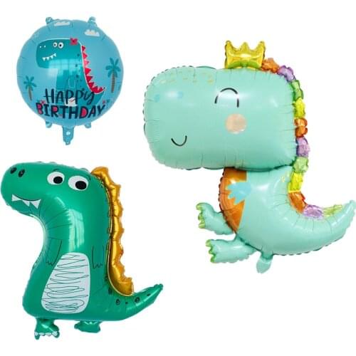 1pc New Large Walking Dinosaur Foil Balloons Boys Animal Balloons Children Dinosaur Birthday Party Jurassic World Decor Balloon