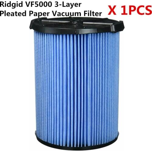 1pcs Filter for Ridgid VF5000 Vacuum Cleaner 3-Layer Pleated Paper Vacuum Filter vacuum cleaner parts accessory