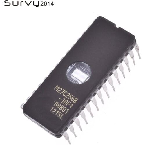 10pcs/lot M27C256B-10F1 M27C256B 27C256 DIP-28 IC
