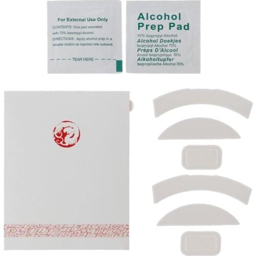 2 Sets/pack Tiger Gaming Mouse Feet Mouse Skate For Razer Deathadder Elite Gaming Mouse White Mouse Glides Curve Edge