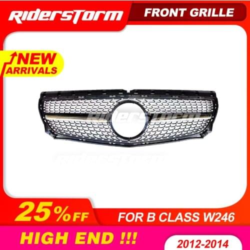 Year 2013 2014 B Class W246 Diamond Grille Suitable for mercede B180 B200 B250 B220 W246 Grille