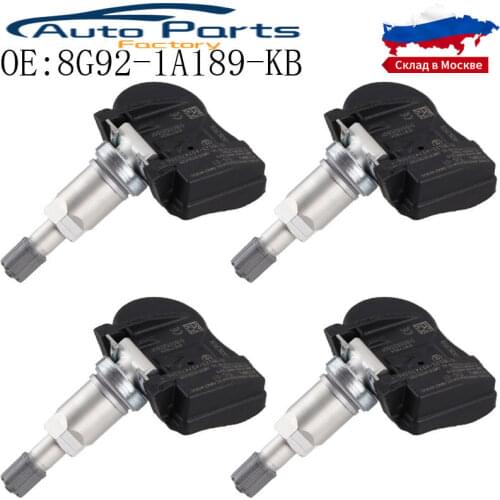 4 PCS New Tire Pressure Sensor For Ford Galaxy Mondeo S-Max 8G92-1A189-KB 8G921A189KB TPMS Sensor