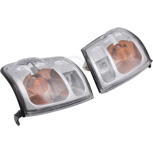 Car Clear LENS Front Corner Side Light Indicator Lamp for Toyota Hilux Facelift Auto Side Turn Signal Lamps 2001-2005