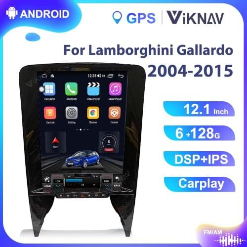 12.1 inch Android car Radio with screen For Lamborghini Gallardo 2004-2015 Car DVD player GPS Navigation Multimedia Player