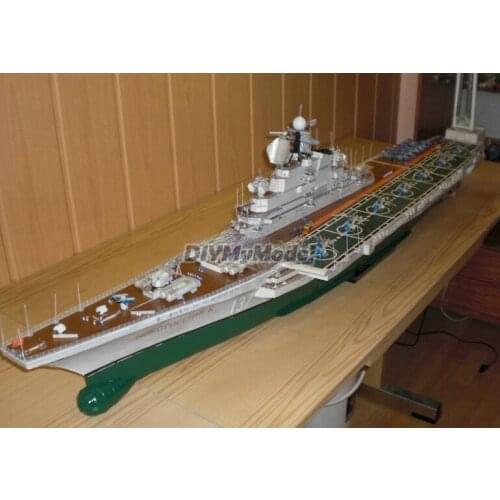 DIYMyModeI Paper MODR former Soviet Union Kiev class aircraft carrier USS Novorossiysk model