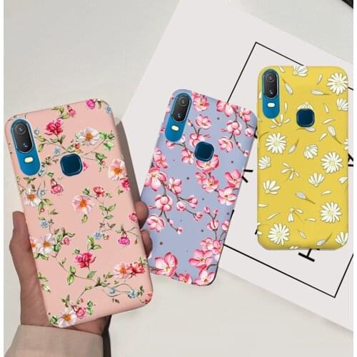 For Vivo Y11 2019 Y51 Y81 Y81i Y31 Y91 Case Flower Bumper Candy Cases For ON Vivo Y 91 81 11 31 Shell VIVO Y51 Soft Cover CASE