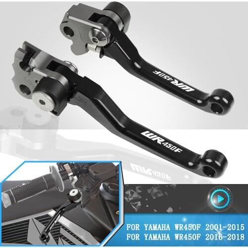 For Yamaha WR450F WR 450F 2001-2011 2012 2013 2014 2015 2016 2017 2018 Motorcycles Dirt Bike Motocross Pivot Brake Clutch Levers