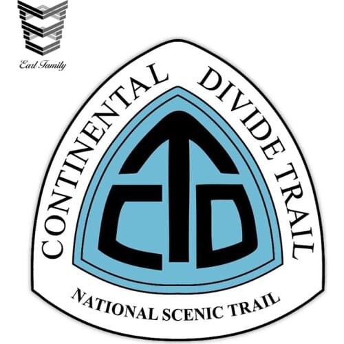 EARLFAMILY 13cm X 12.6cm Car Stickers Divide Trail National Scenic Trail Decal Truck Graphic Laptop Wall Decor Car Styling