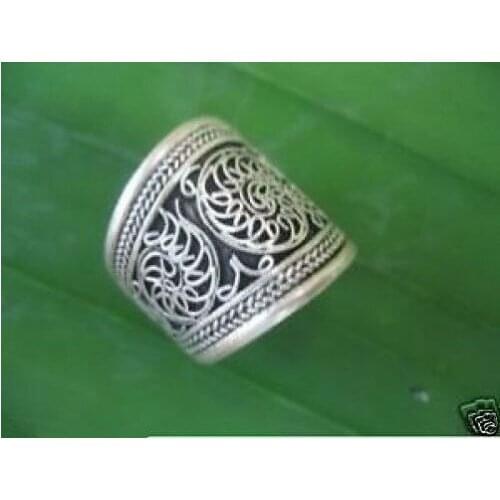 Tribal Jewelry Tibet silver Rings Size Adjustable AAA