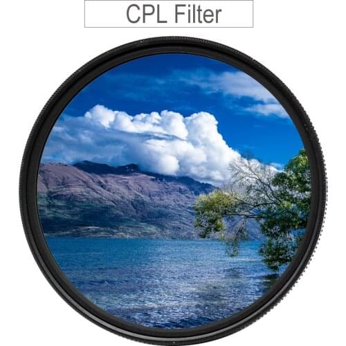 CPL Filter 37 43 46 40.5 49 52 55 58 62mm 67mm 72mm 77mm 82 Circular Polarizer Polarizing Filter for Canon Nikon Sony Fujifilm
