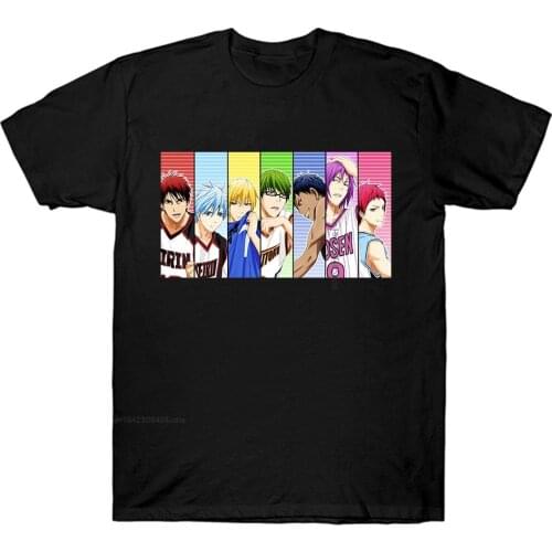 Harajuku Shirt Anime Shirt Men Graphic Kuroko No Basket Oversized T Shirt Aesthetic Camisas Men Women Tshirt