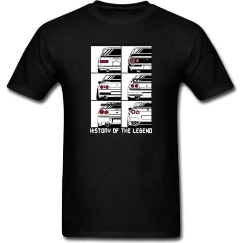 Skyline Legend History GTR Tail lights Cool Funny Birthday Gift T Shirt Printed tee USA size