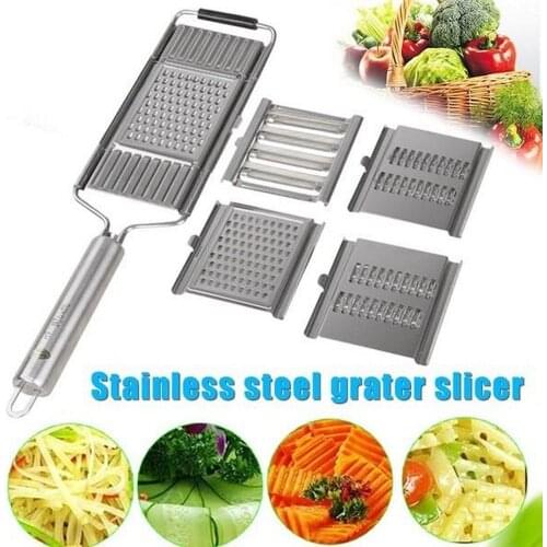 Multi-purpose Vegetable Slicer Stainless Steel Grater Cutter Shredders Fruit Potato Peeler Carrot Grater Kitchen Accessories New