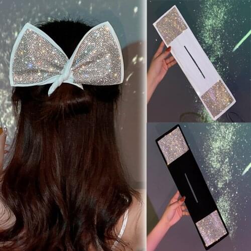 Fashion Rhinestone Deft Bun Hair Bands Women Summer Knotted Headband Hairpins Braider Maker Easy To Use Girls Hair Accessories