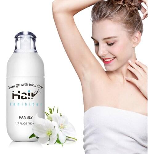 50ml Mild Hair Growth Inhibitor Smooth Skin Stop Hair Inhibitor Cream Face Body Pubic Bikini Leg Armpit Hair Removal Treatment