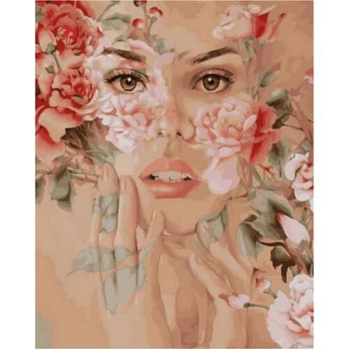 Frameless diy painting by numbers wall decor painting on canvas for home decor 4050cm fairy