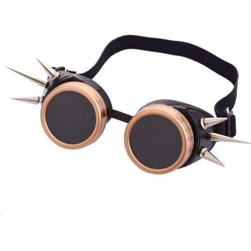Steampunk Spikes Goggles Retro Party Eyewear Gothic Glasses Cosplay Accessories Photography Goggle