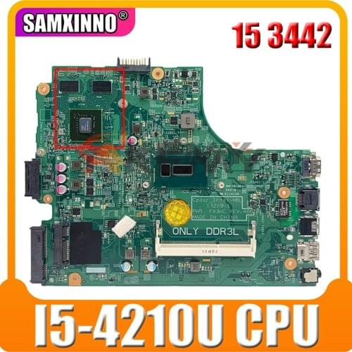Original Laptop motherboard For Dell Inspiron 15 3442 3542 3443 3543 I5-4210U Mainboard CN-0T7TC4 0T7TC4 13269-1