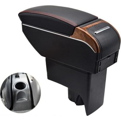 Arm Rest For Nissan Livina Armrest Box Center console central Store content box with cup holder USB interface