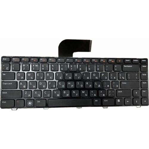 Russian laptop keyboard for DELL Inspiron 14R N4110 M4110 N4050 M4040 N5050 M5050 M5040 N5040 3330 X501LX502L P17S P18 N4120 RU