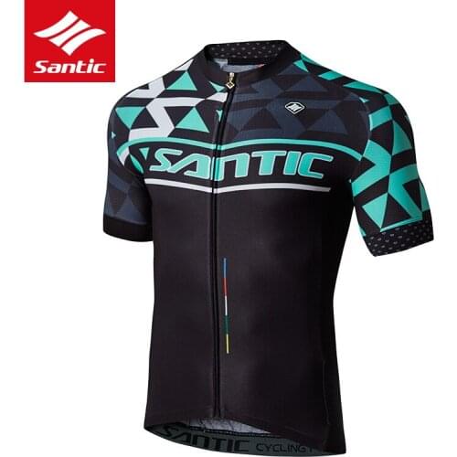 Santic Cycling Jersey High Quality Men Pro Team MTB Road Bike Jersey Breathable Bicycle Jersey Cycling Clothing Maillot Ciclismo